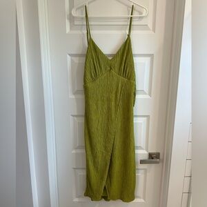 Lulus Green Midi Dress